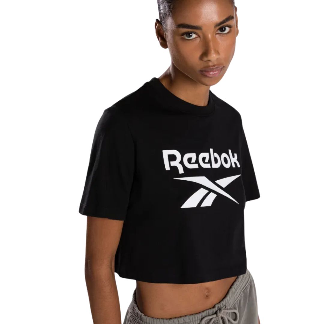 Identity Big Logo Cropped T-Shirt
