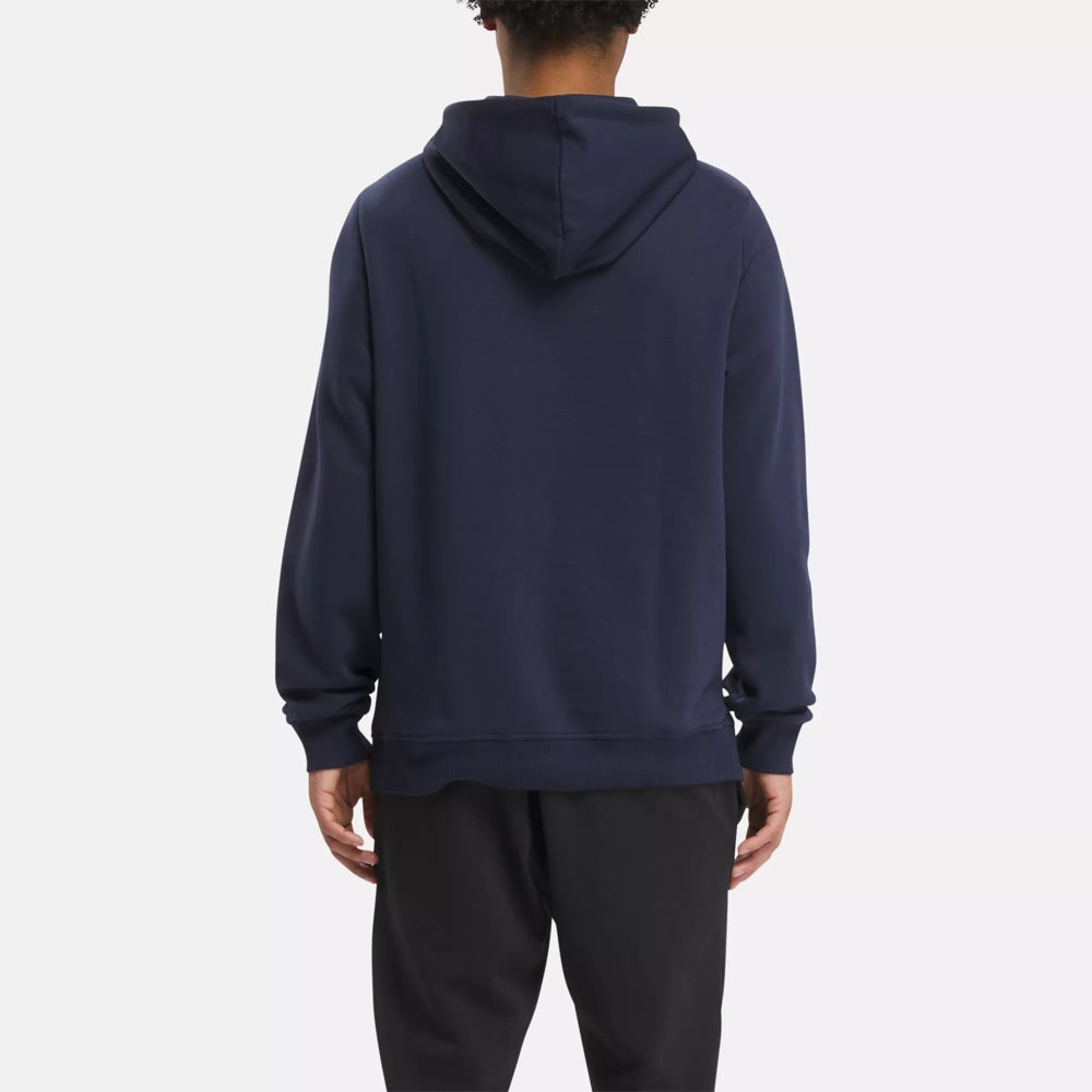 Identity Fleece Stacked Logo Hoodie