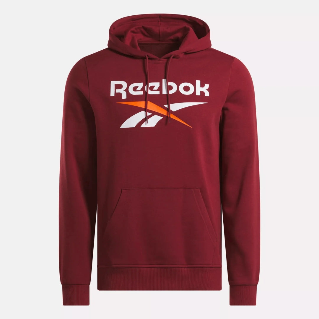 Identity Fleece Stacked Logo Hoodie