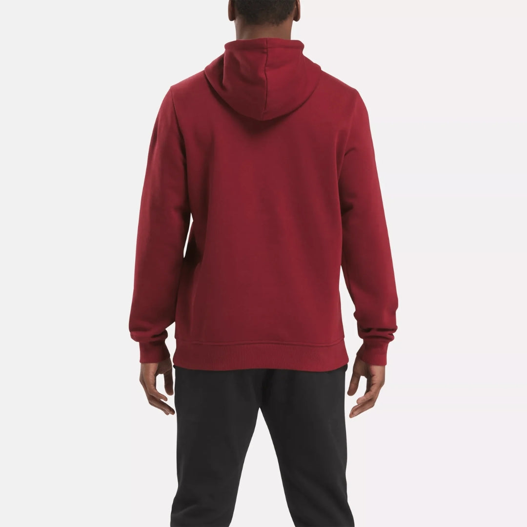 Identity Fleece Stacked Logo Hoodie