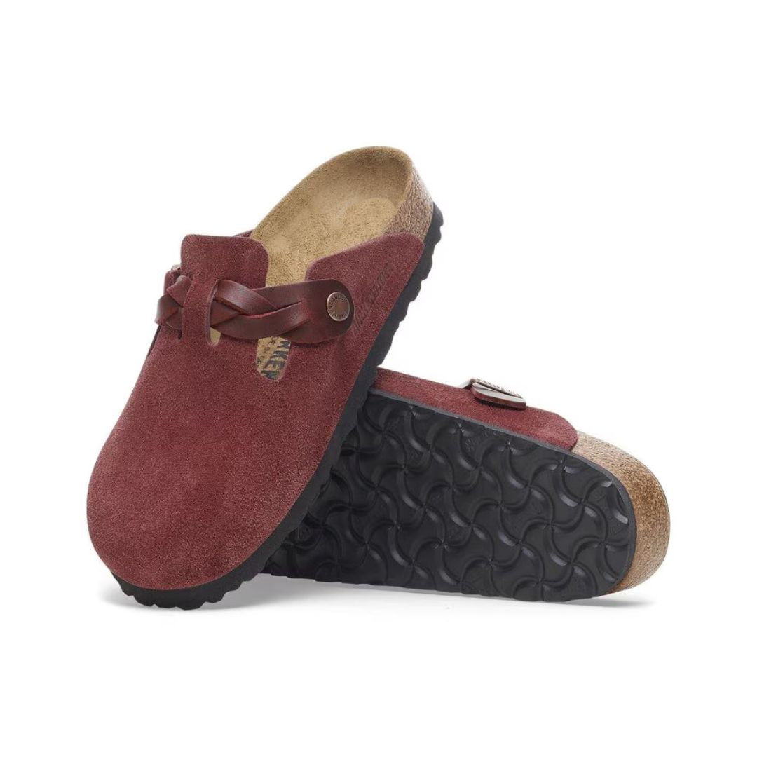 Boston Braided Suede Leather