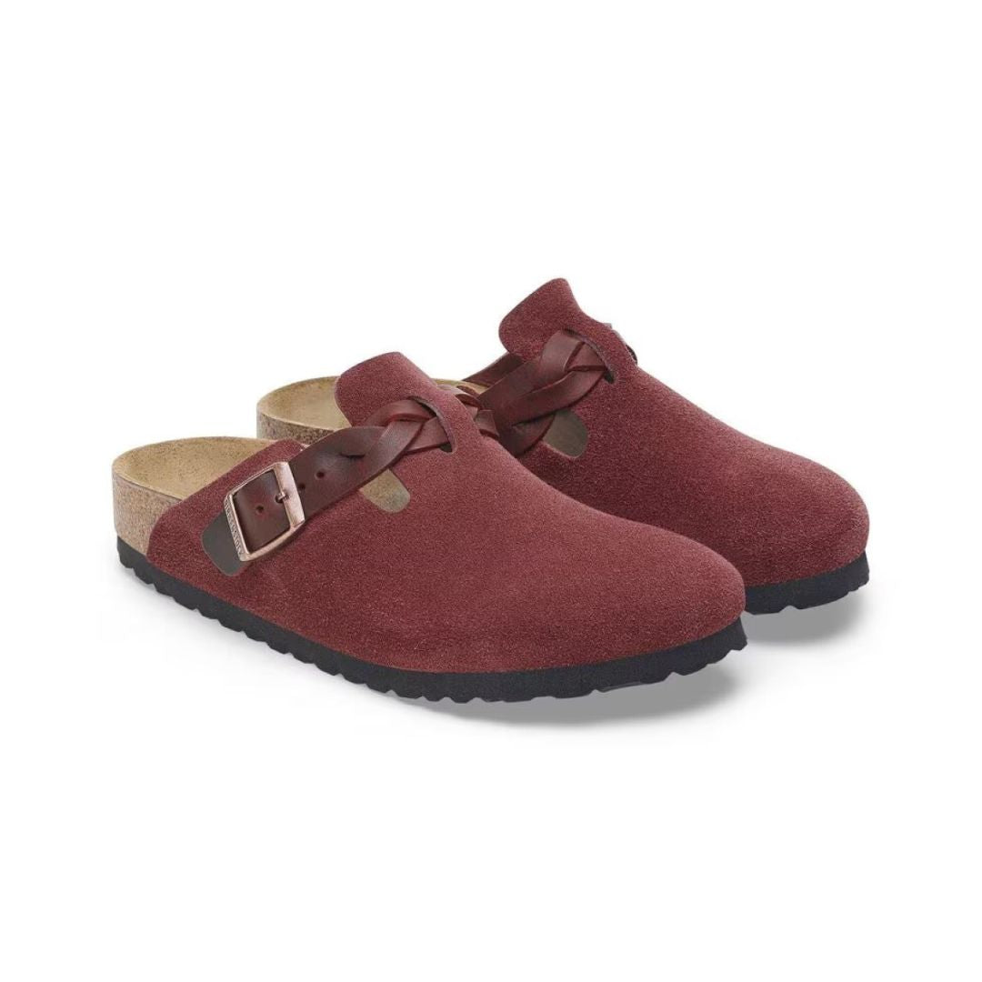 Boston Braided Suede Leather