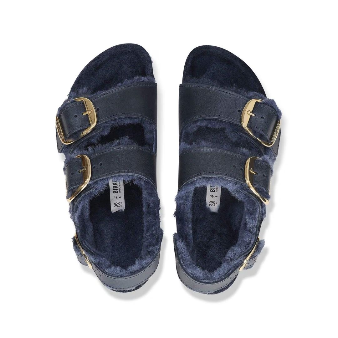 Milano Big Buckle Shearling