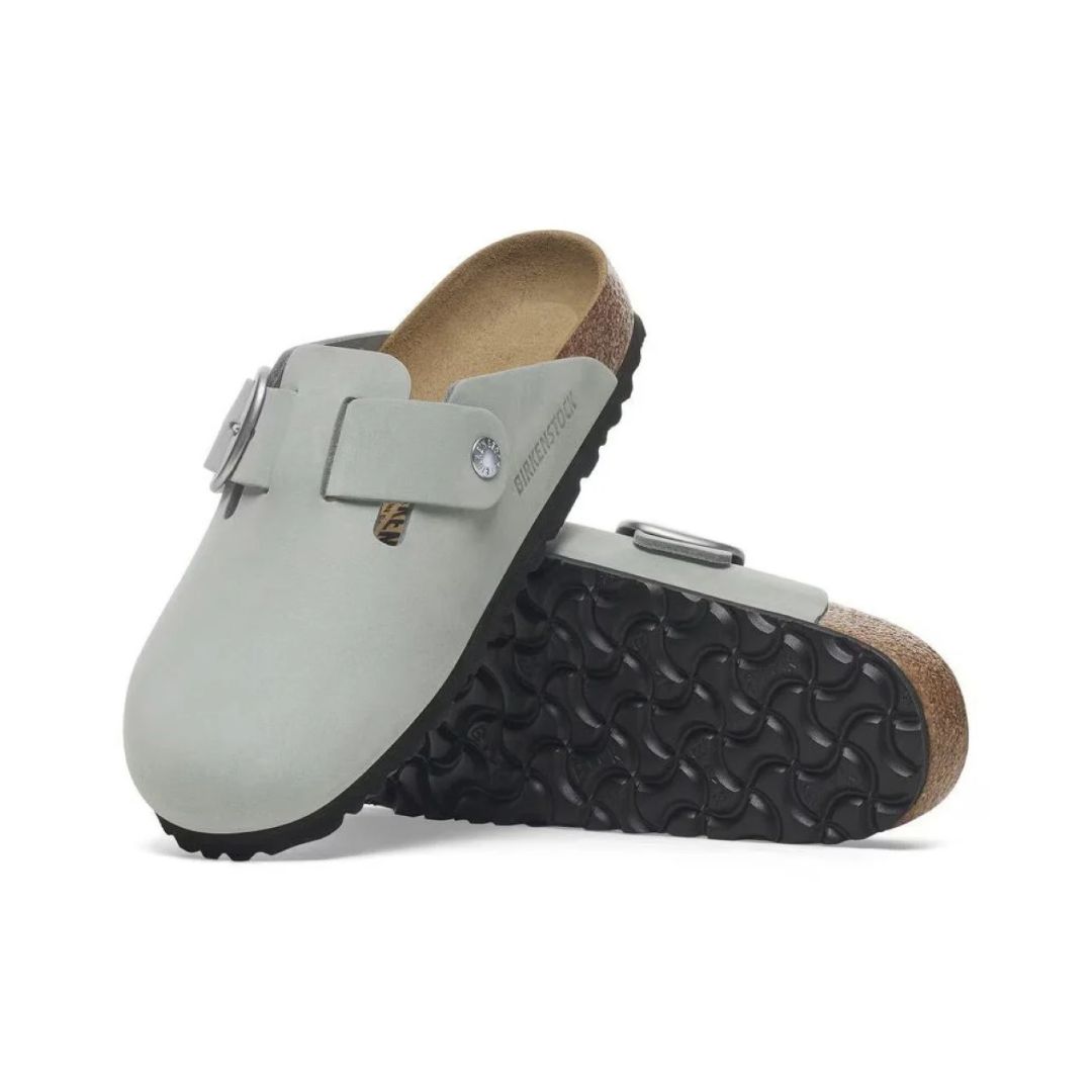 Boston Big Buckle Nubuck Leather
