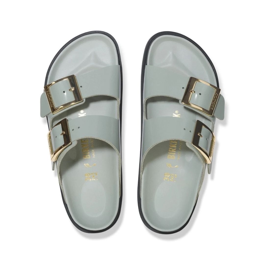 Arizona Droplet Buckle Natural Leather Patent