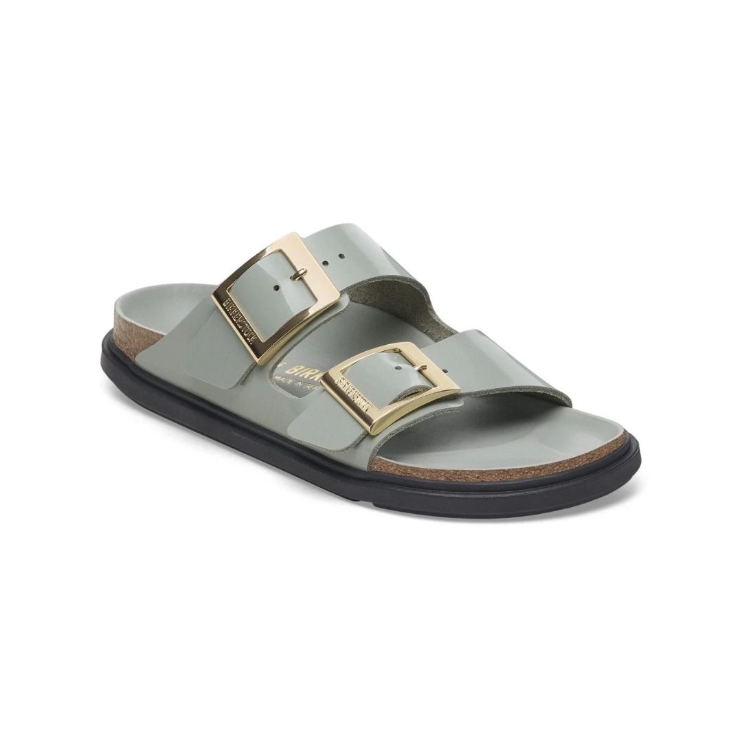Arizona Droplet Buckle Natural Leather Patent