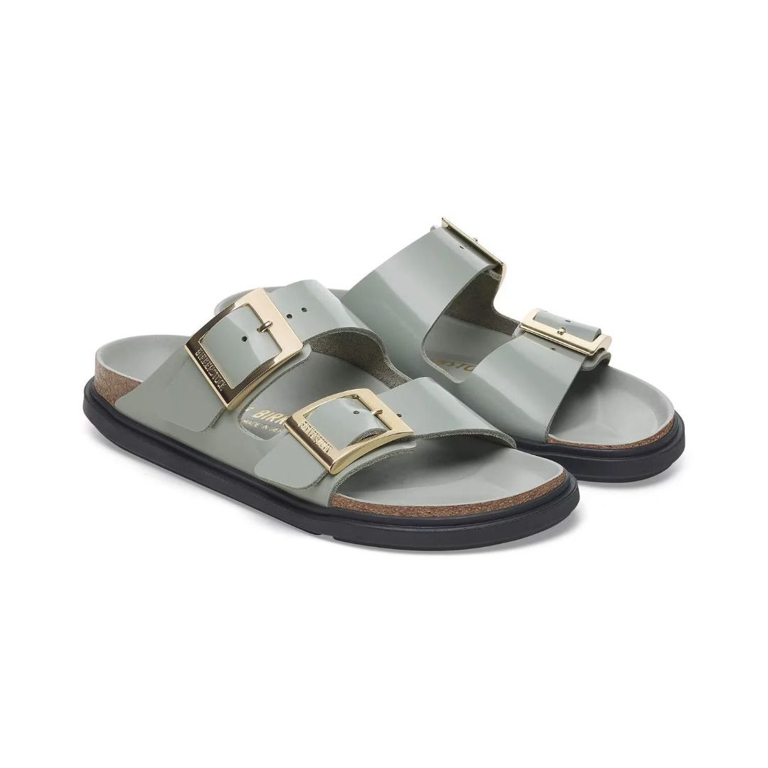 Arizona Droplet Buckle Natural Leather Patent