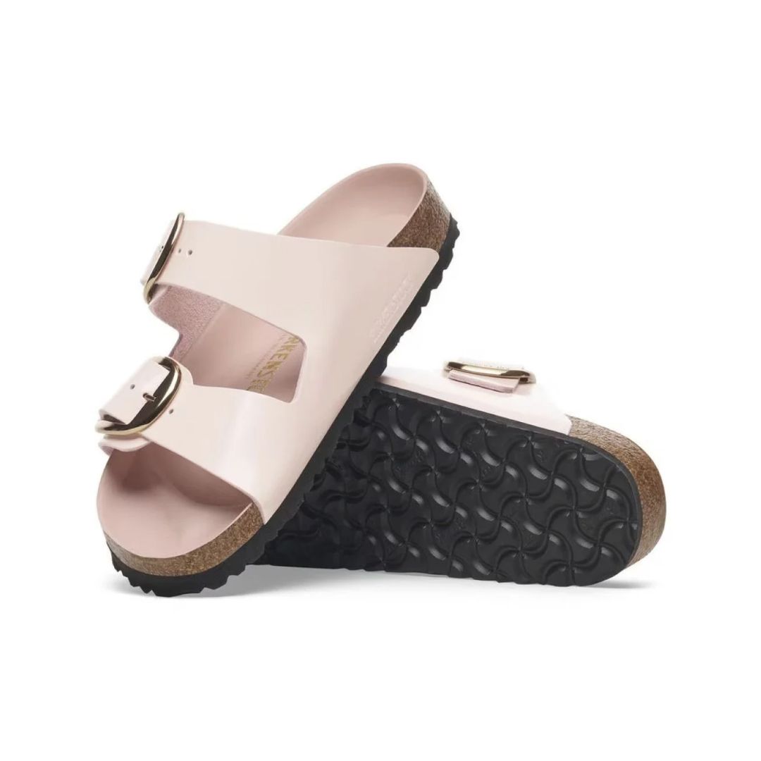 Arizona Big Buckle Natural Leather Patent