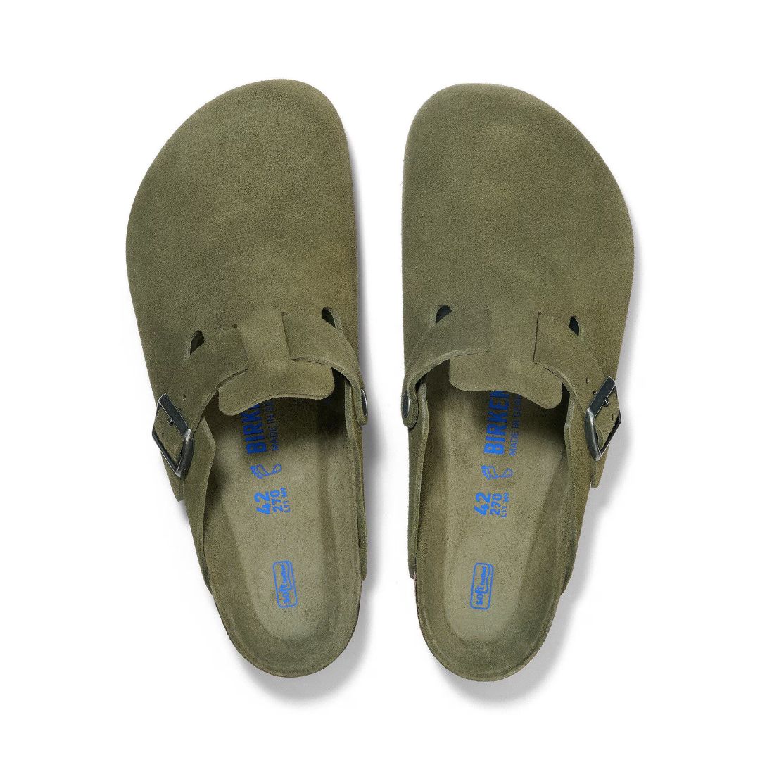 Boston Soft Footbed Suede Leather