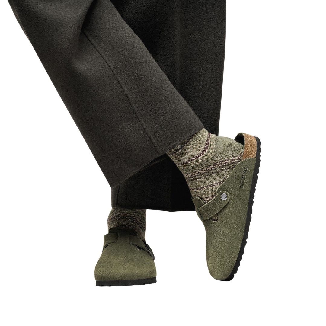 Boston Soft Footbed Suede Leather