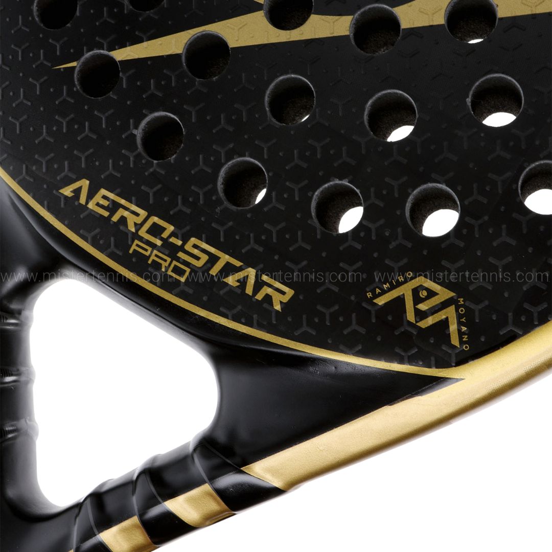 Dunlop Aero-Star Pro Unisex Padel Racket -Black/Gold