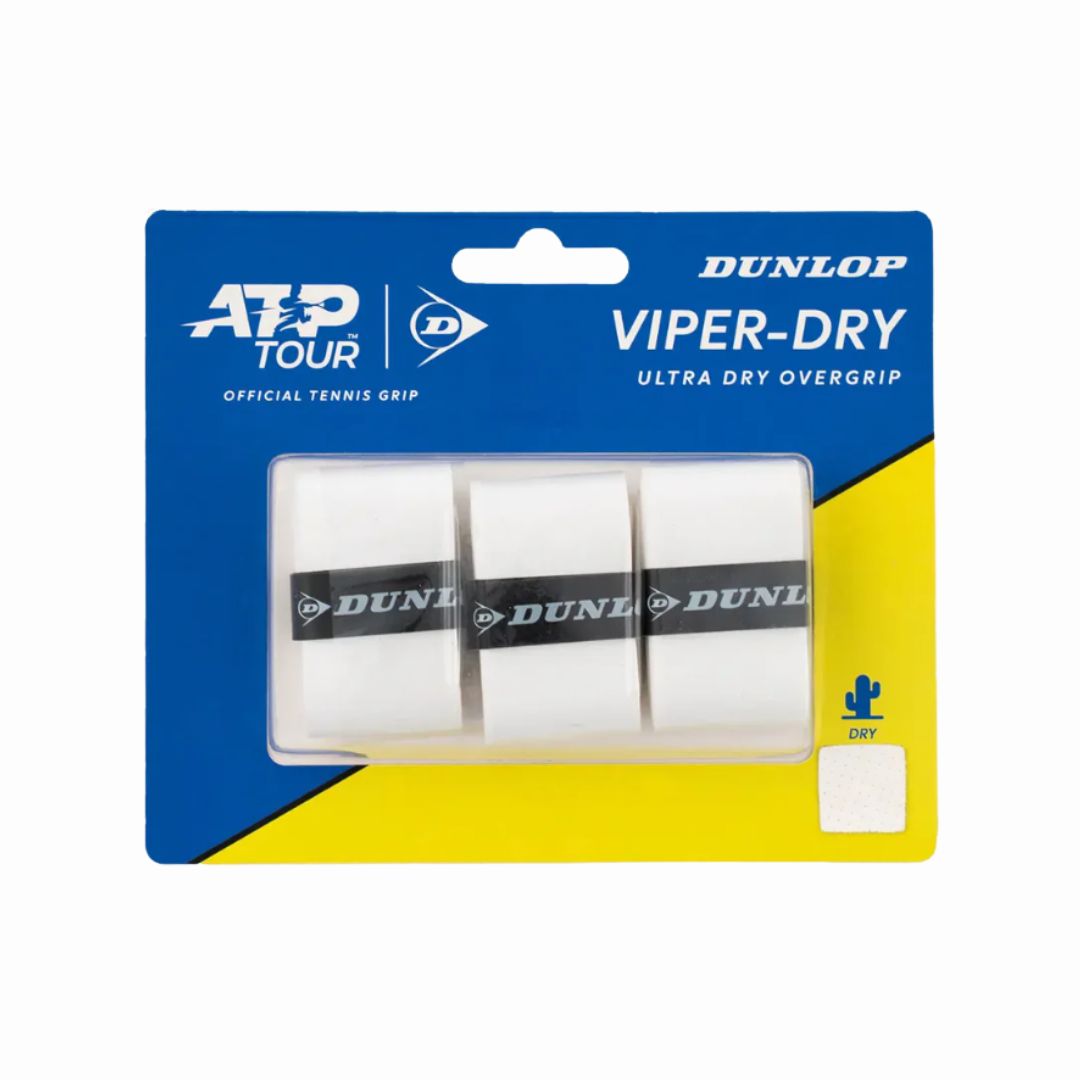 Gecko-Tac Overgrip White 3 Pack