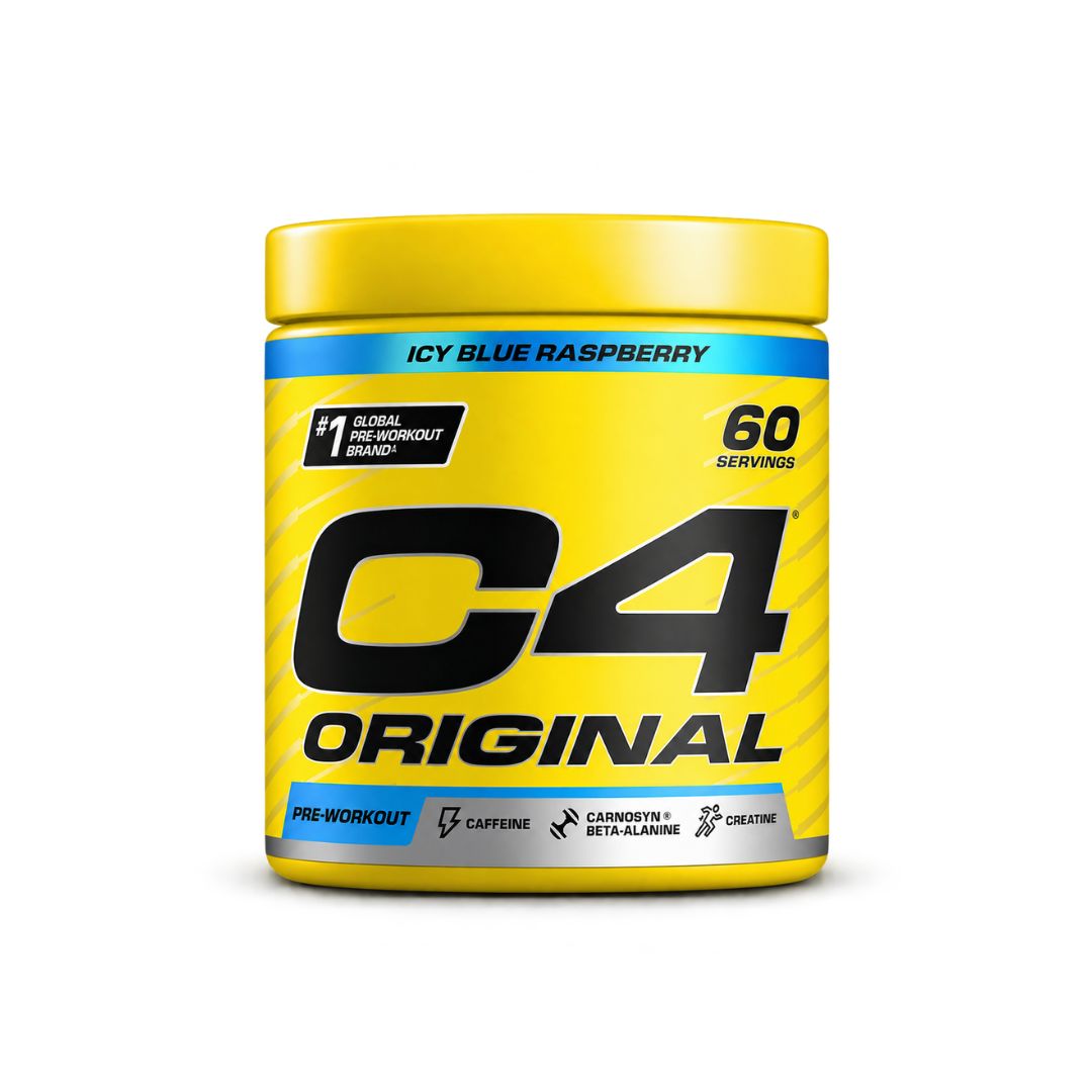 C4 Original Pre-Workout Powder Icy Blue Razz 60 Servings