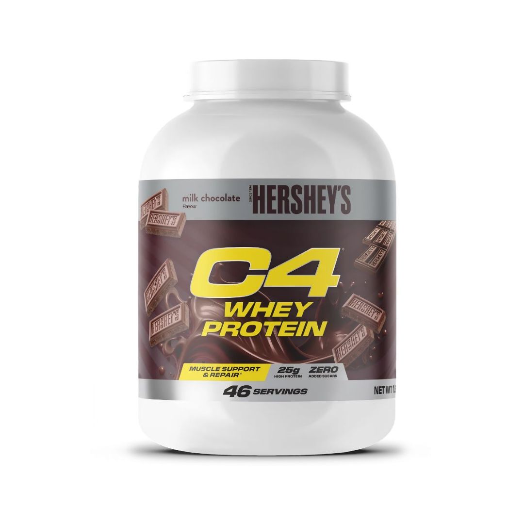 C4 Whey Protein Powder Hershey's Milk Chocolate 46 Servings
