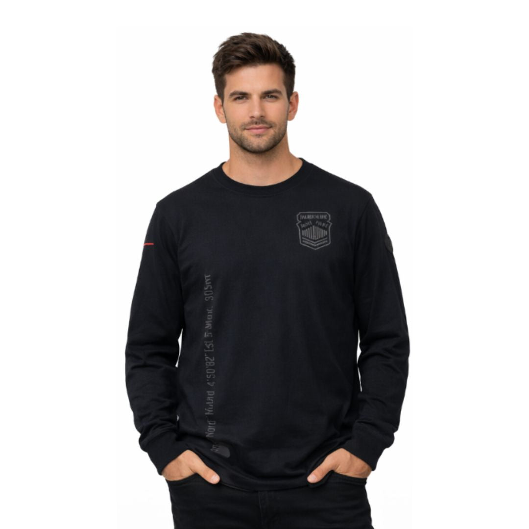 GPS Print Long Sleeve T-Shirt
