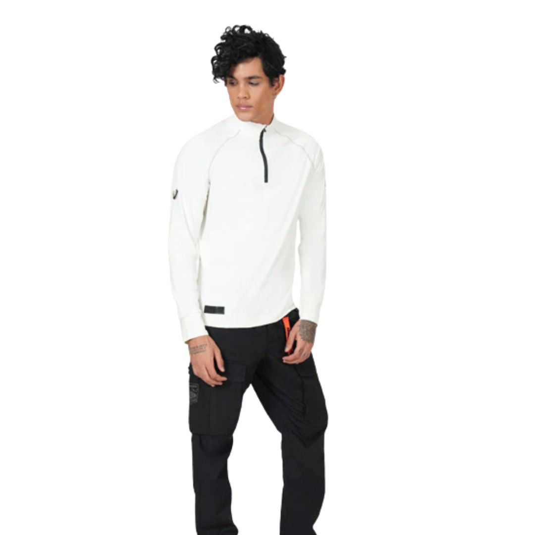 Half Zip Long Sleeve T-shirt