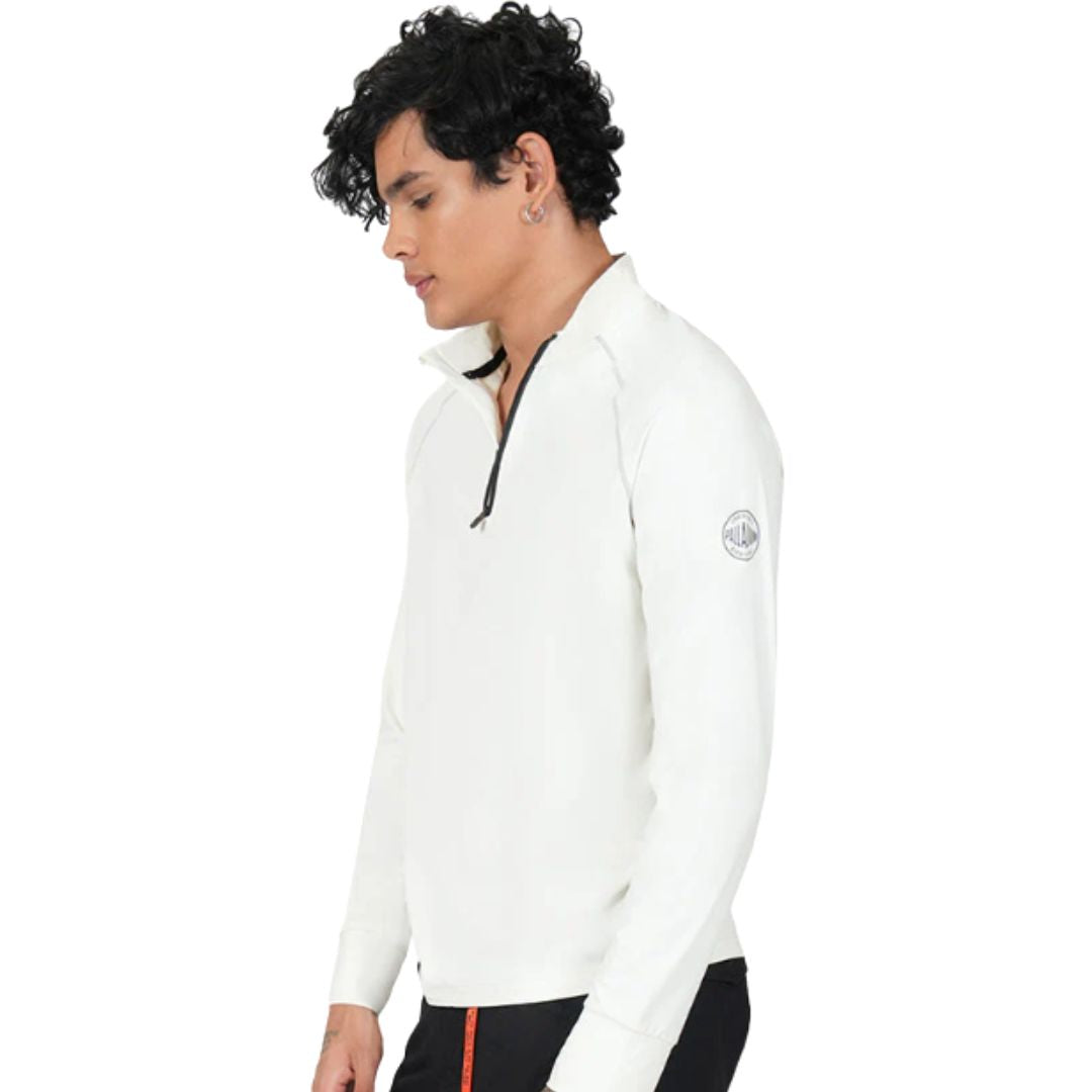 Half Zip Long Sleeve T-shirt