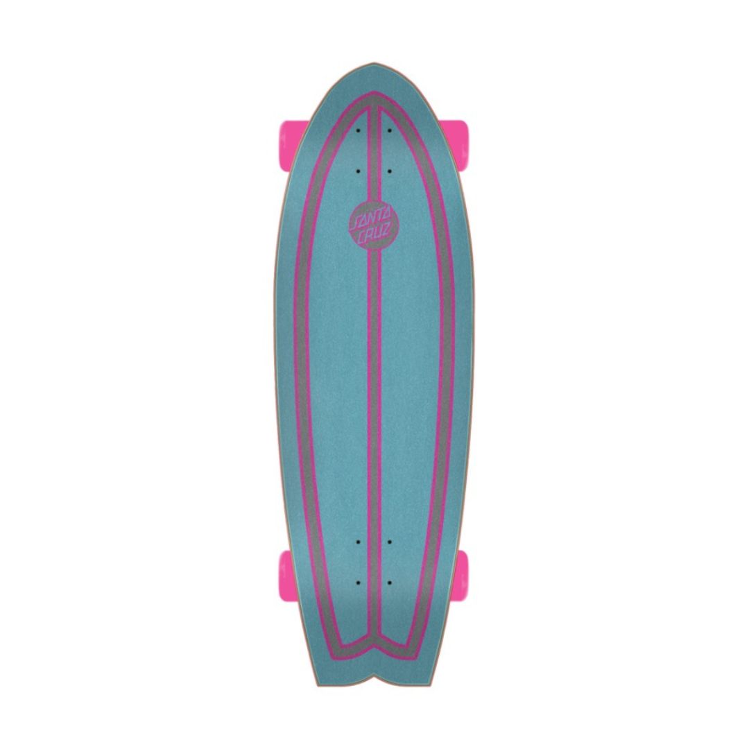 Prismatic Dot Shark 8.8" x 27" Cruzer Skateboard