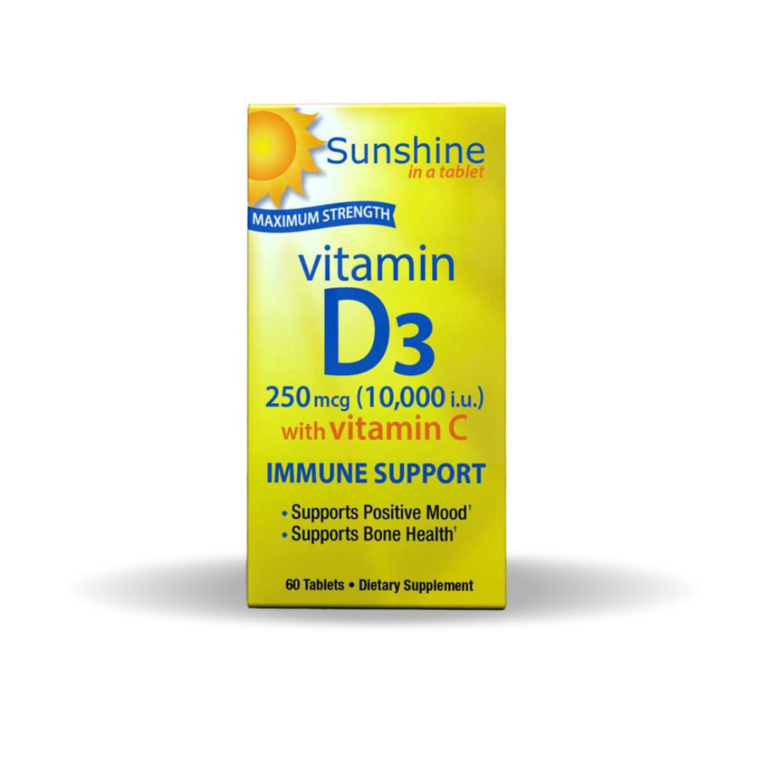 Sun Shine Vitamin D D10000Iu 60Tab
