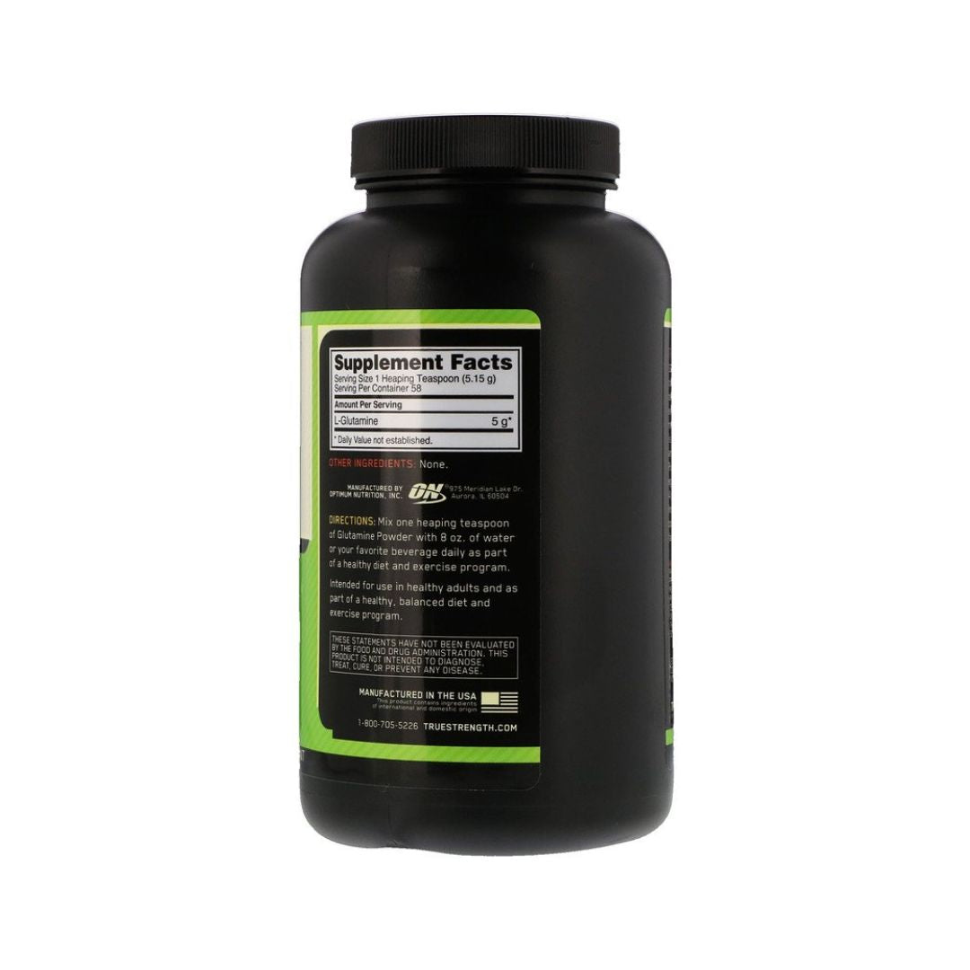 Optimum Nutrition Glutamine Powder 58 Serv. 300 G. Unflavored