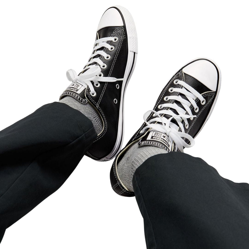 Converse Chuck Taylor Leather Black: Iconic Lifestyle Shoes