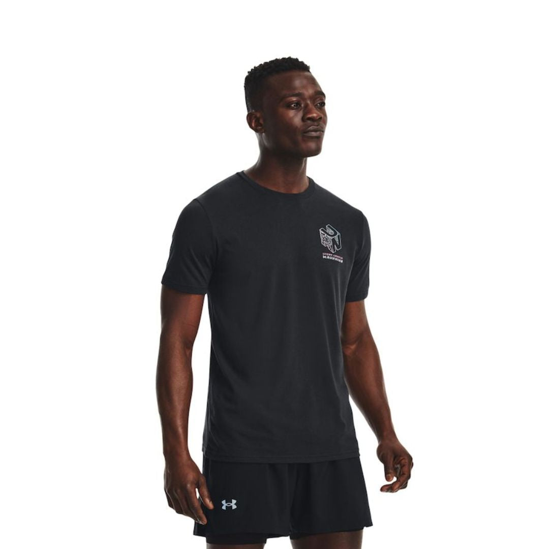 Run Gradient Grid T-shirt
