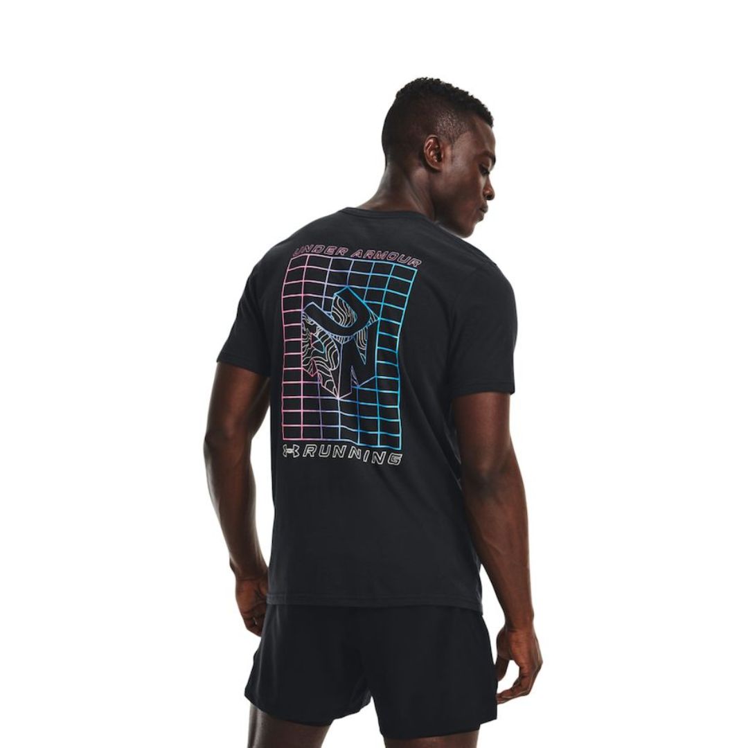 Run Gradient Grid T-shirt
