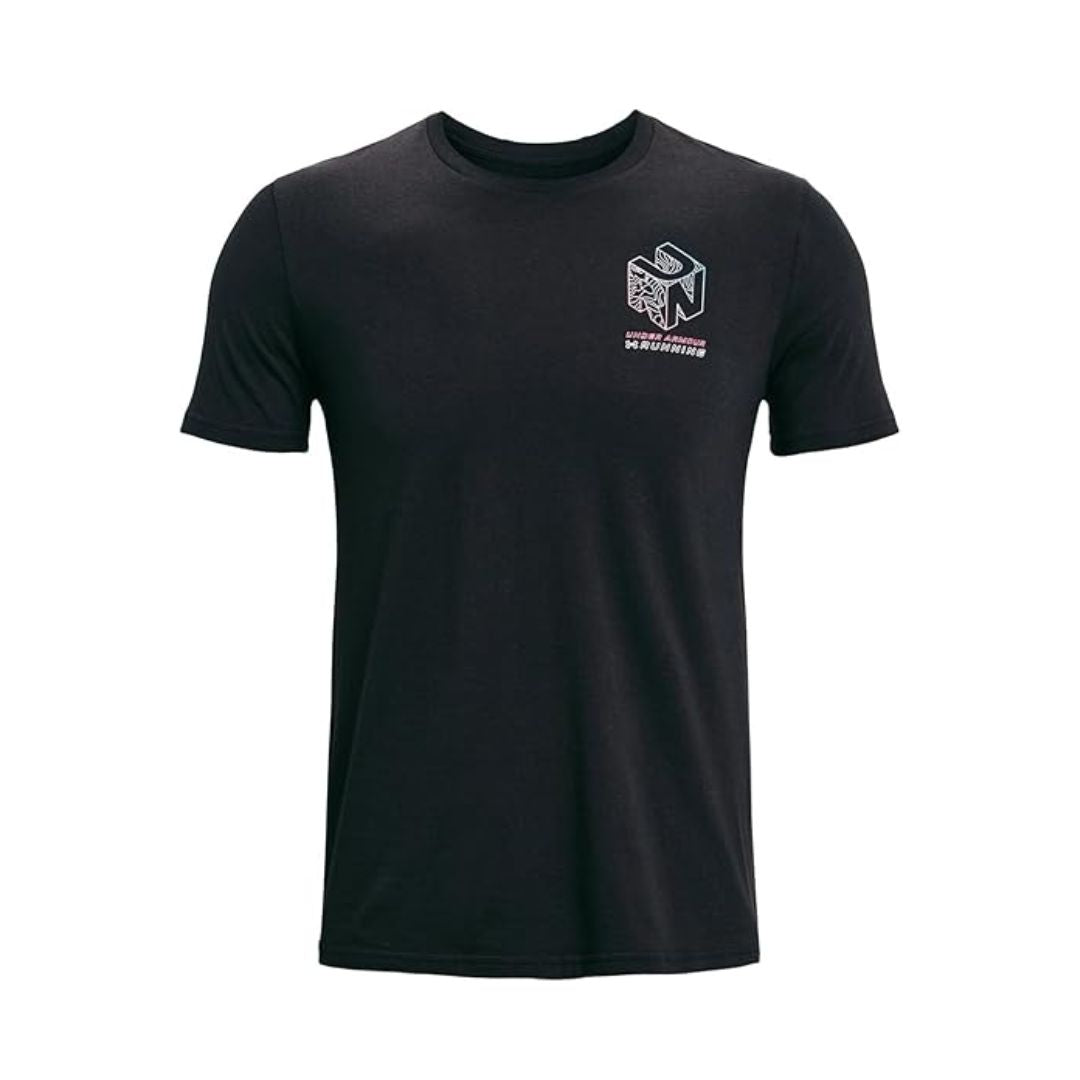 Run Gradient Grid T-shirt