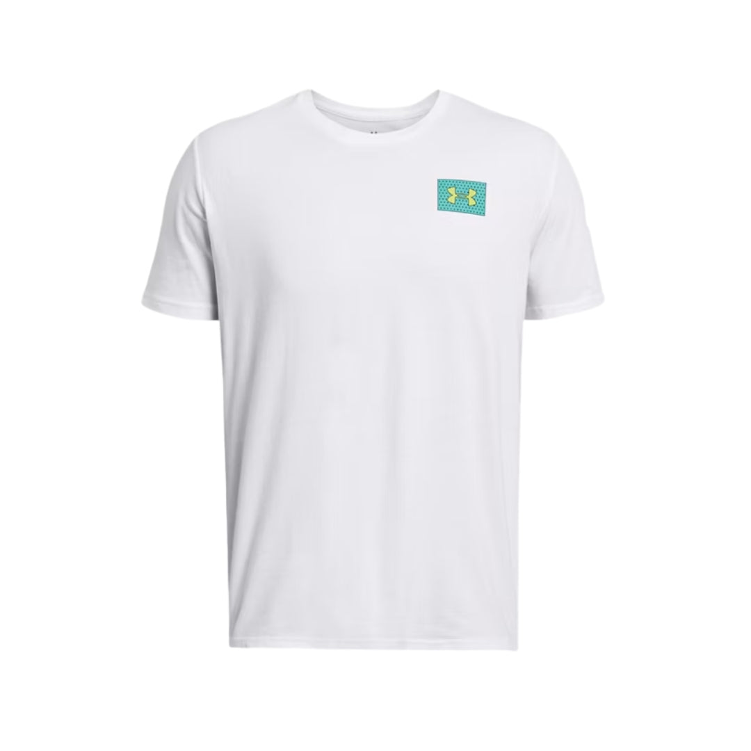 Color Block Logo Left Chest Short Sleeve T-shirt