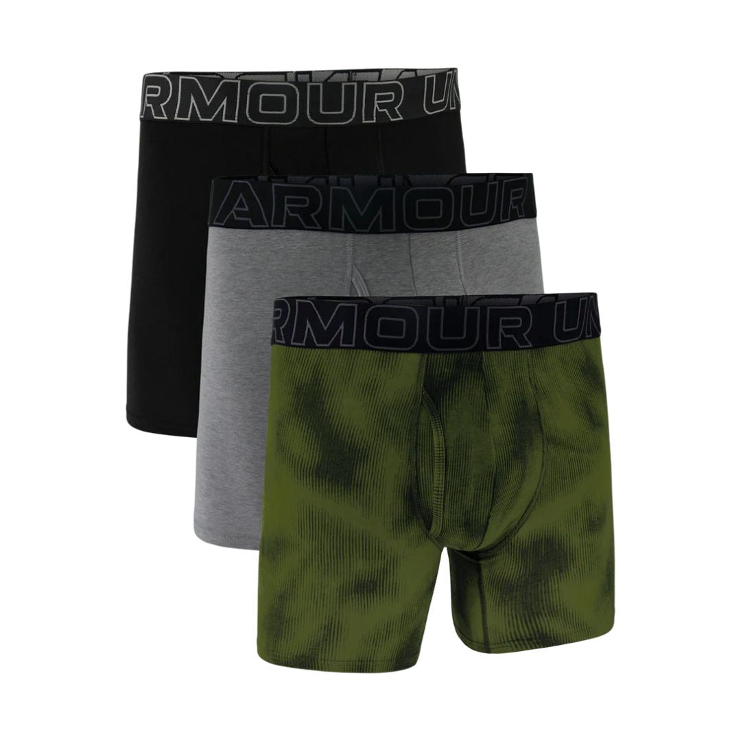 Performance Cotton 6" 3-Pack Printed Boxer