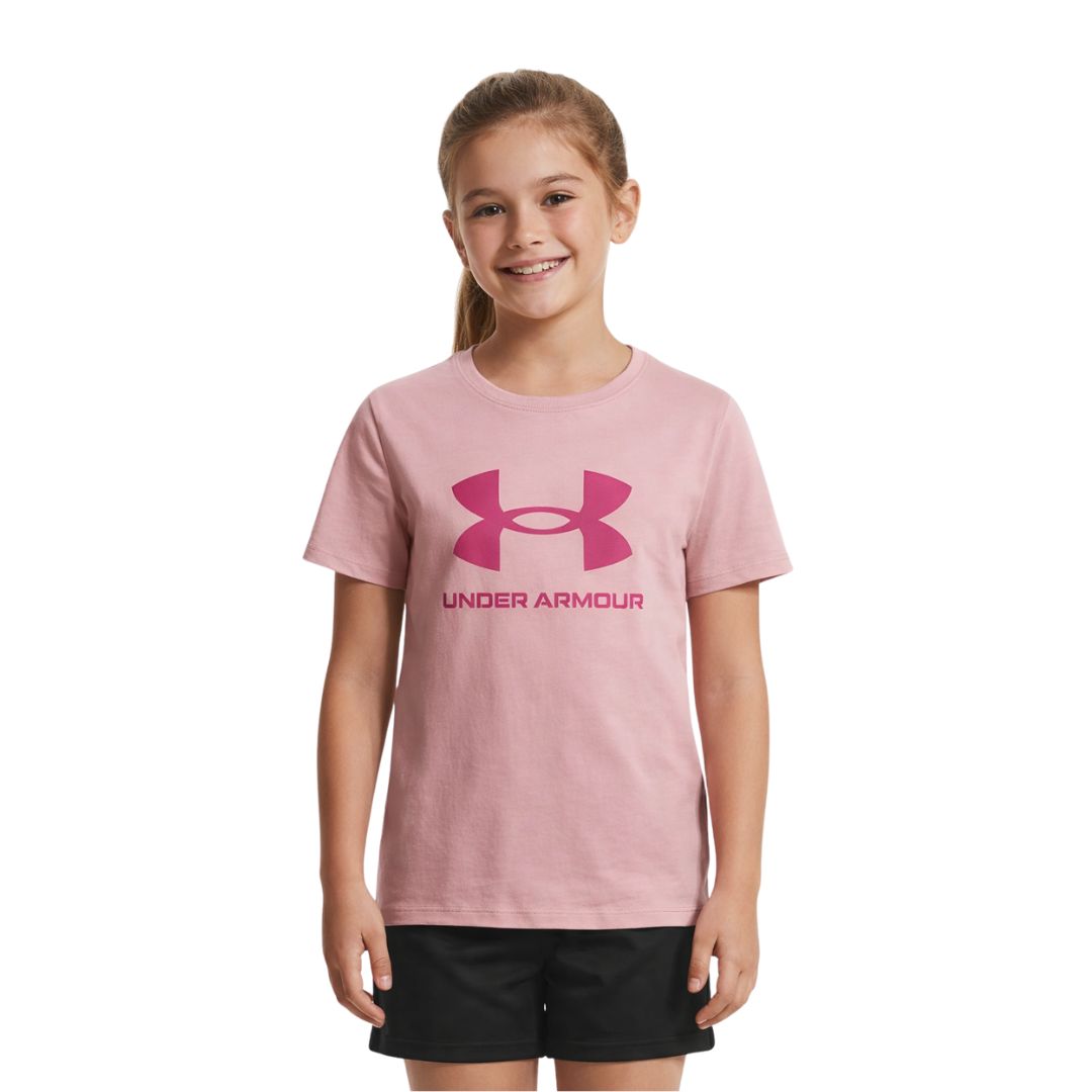 تيشيرت بيغ لوجو بأكمام قصيرة  