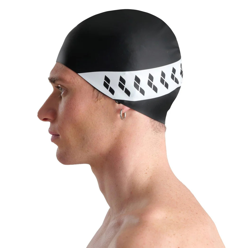 Icons Team Stripe Swimming Cap