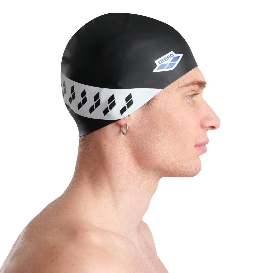 Icons Team Stripe Swimming Cap