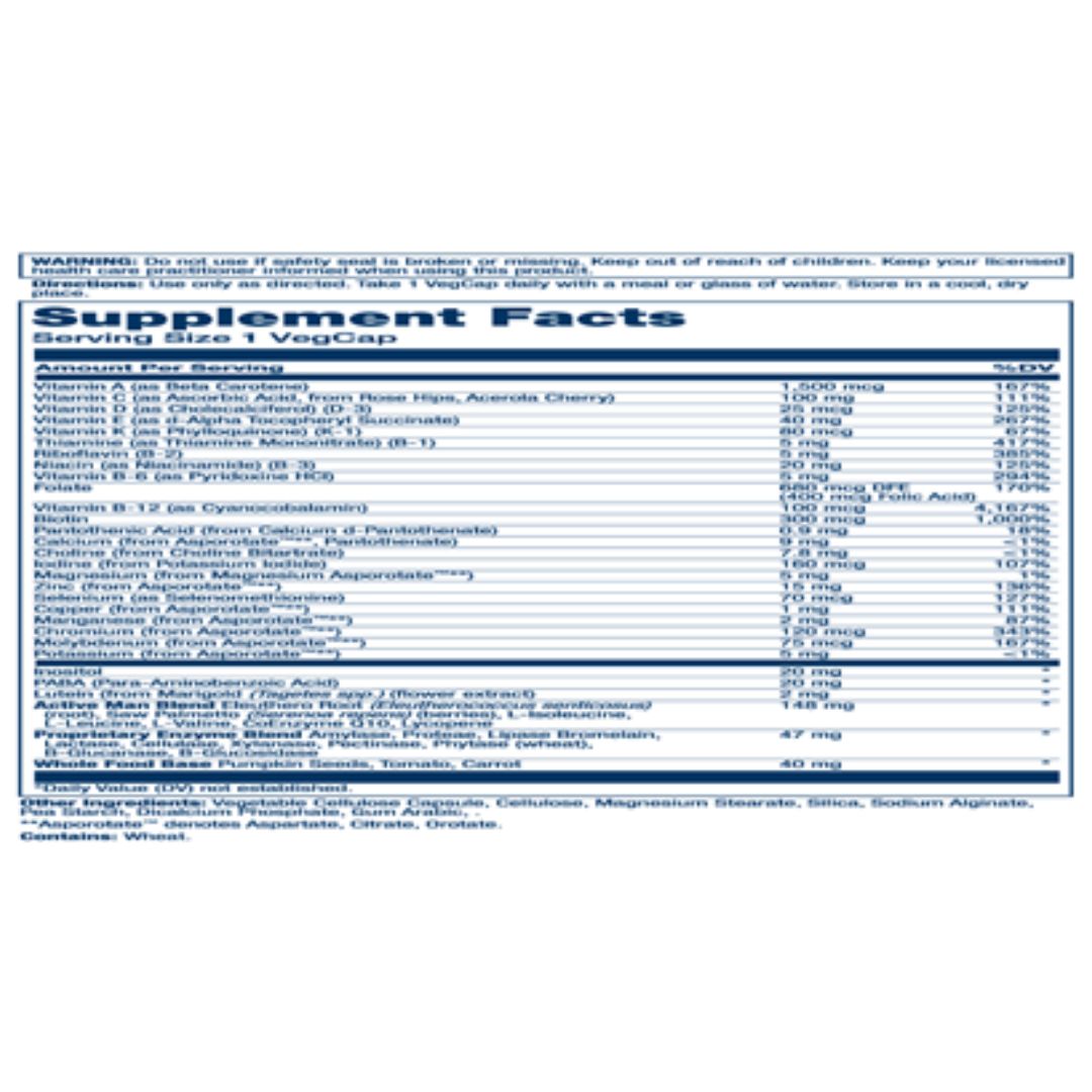 Once Daily Active Man Multivitamin VegCaps - 90 Capsules