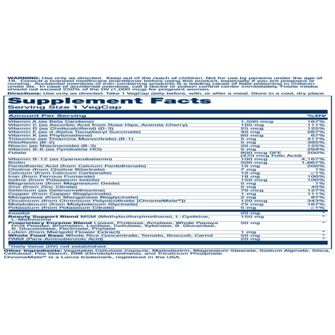 Once Daily Woman Multivitamin VegCaps - 90 Capsules