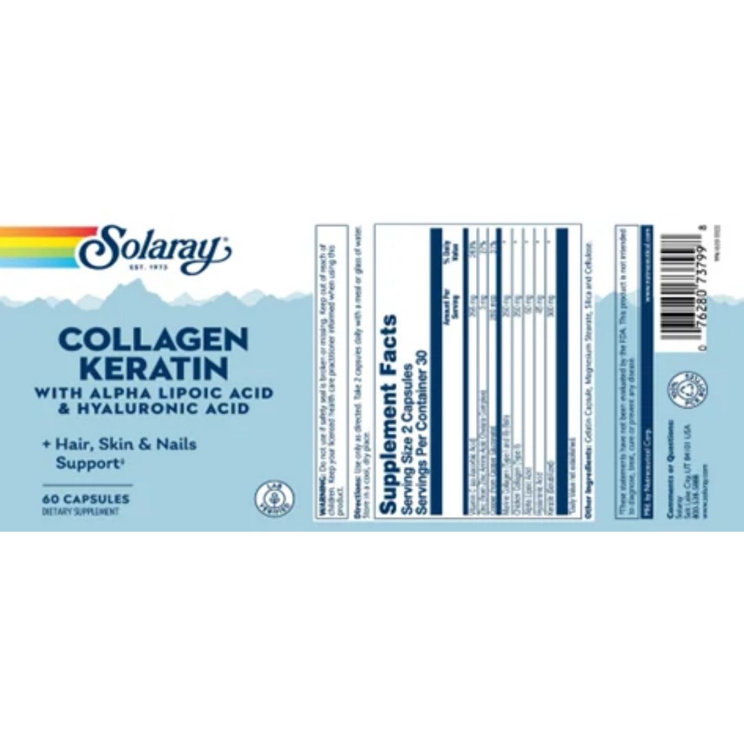 Collagen Keratin Capsules - 60 Capsules