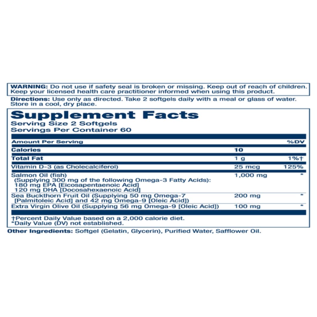 Super Omega 3-7-9 Softgels - 120 Capsules