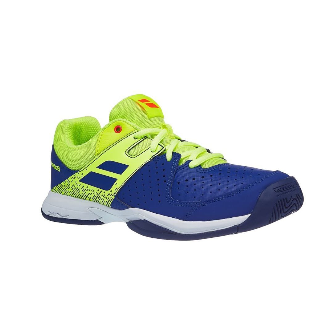 Tênis Babolat Pulsion All Court Branco e Azul - Branco Tênis Babolat Pulsion All Court Branco e Azul - Branco