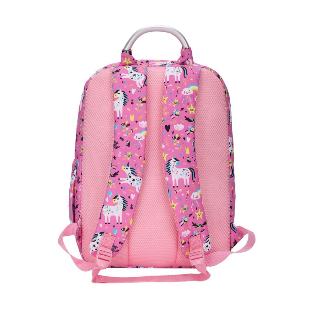 Senior Student Cute Pink Unicorn Backpack
