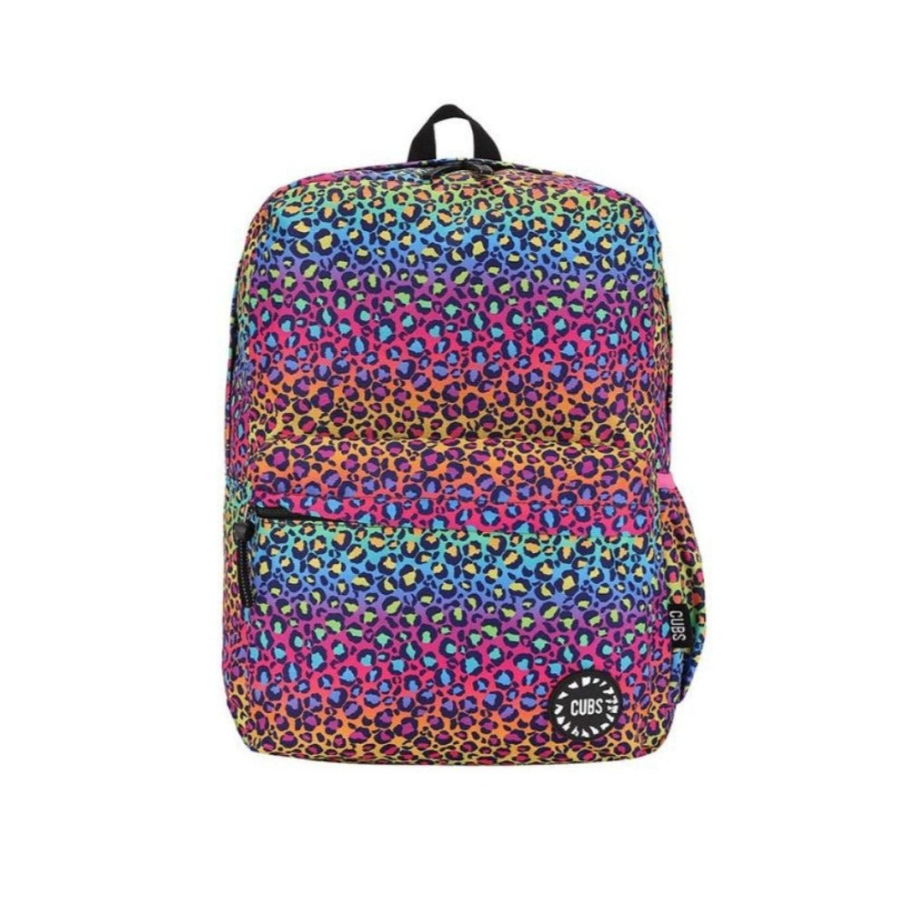 Junior Student Rainbow Leopard Backpack