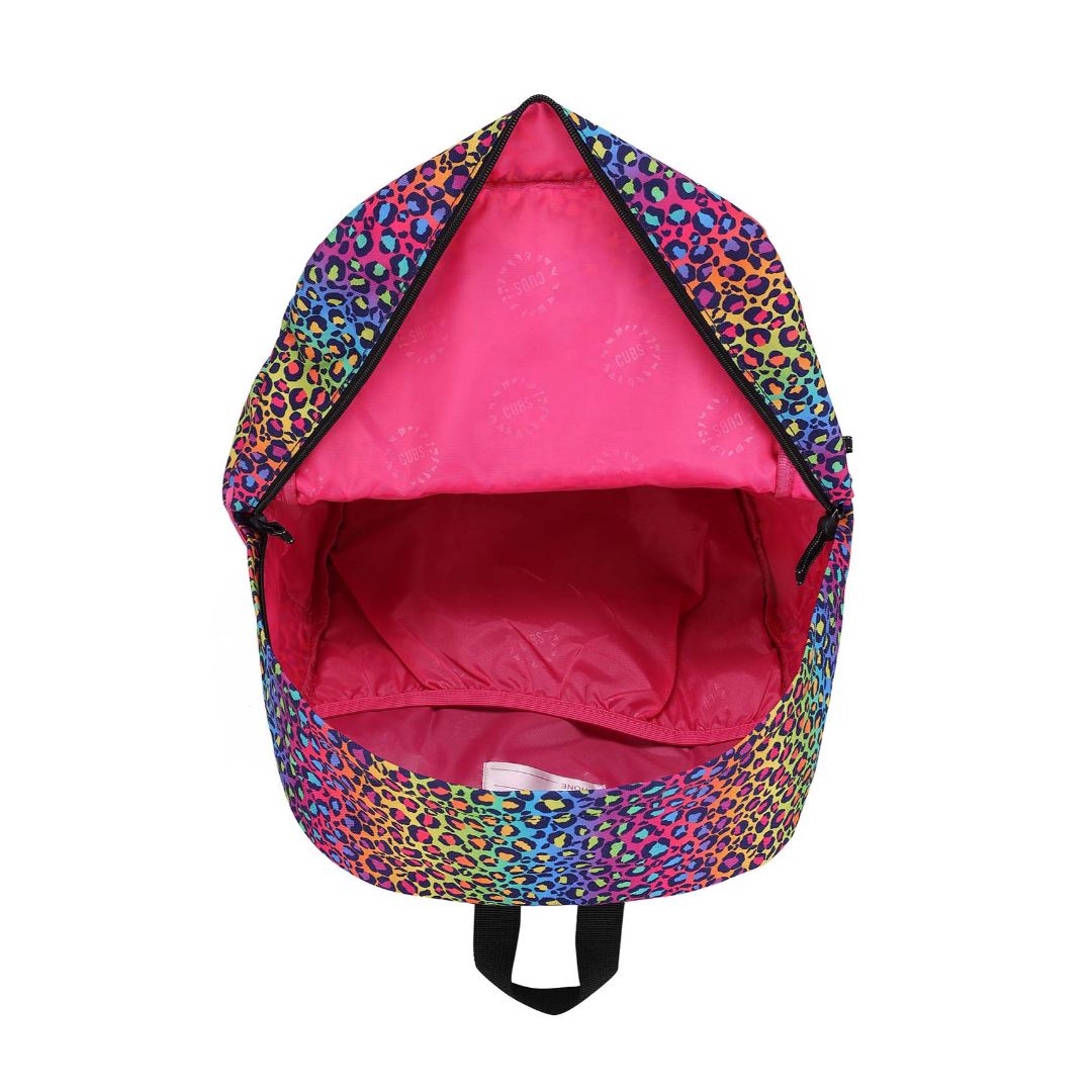 Junior Student Rainbow Leopard Backpack