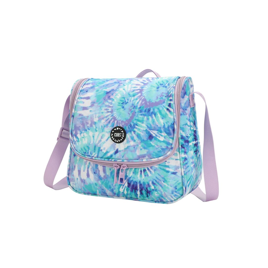 Lilac & Tiffany Blue Tie Dye Lunch Bag