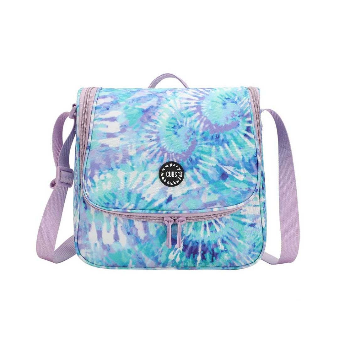 Lilac & Tiffany Blue Tie Dye Lunch Bag