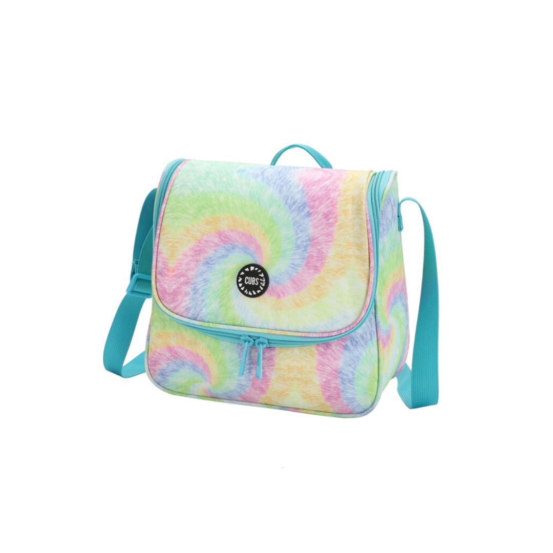 Pastel Rainbow Swirl Lunch Bag