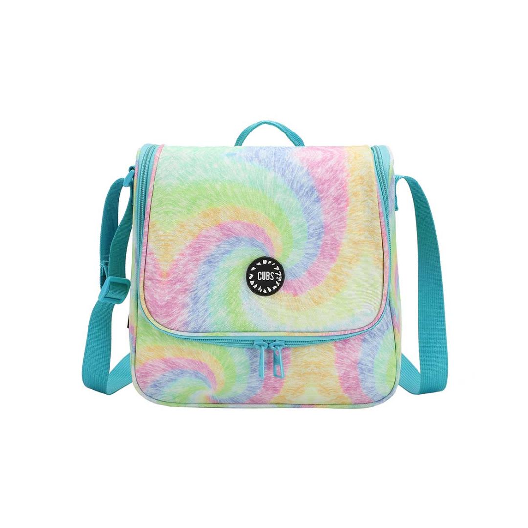 Pastel Rainbow Swirl Lunch Bag