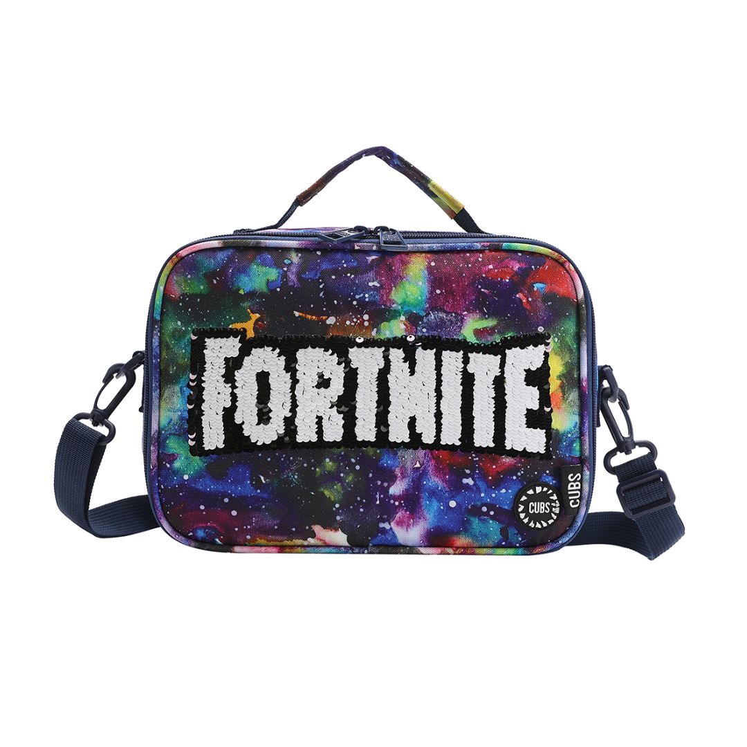 Junior Student Backpack Fortnite Galaxy Lunch Bag