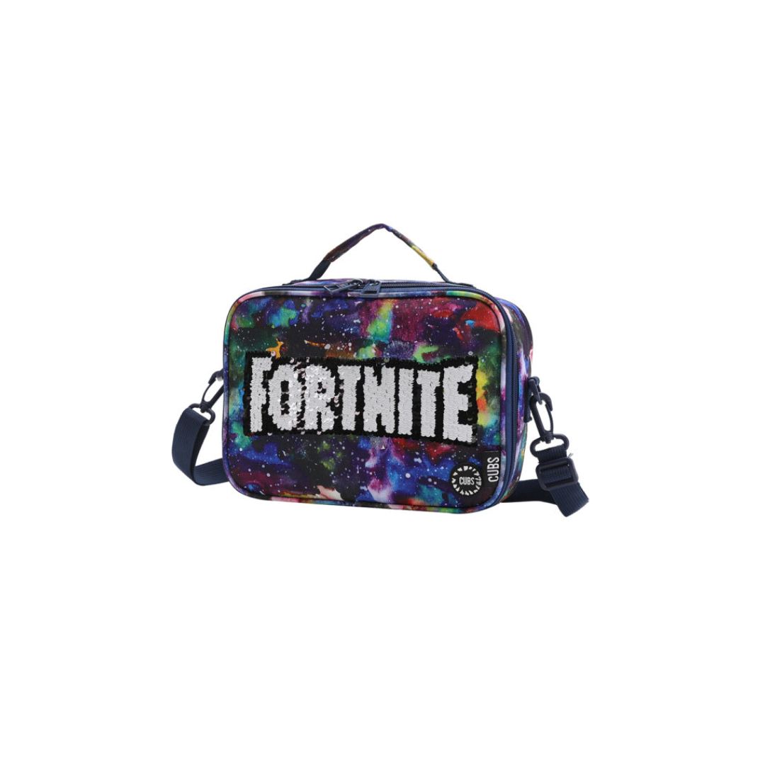 Junior Student Backpack Fortnite Galaxy Lunch Bag