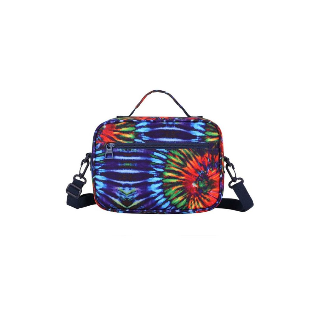 Junior Student Backpack Navy/Red Tie Dye Lunch Bag
