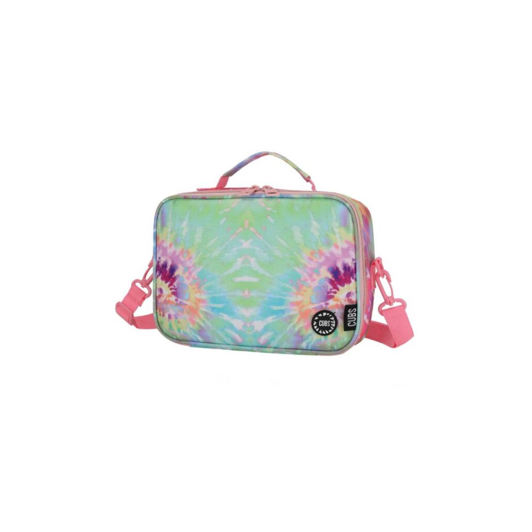 Junior Student Baby Blue Tie-Dye Lunch Bag