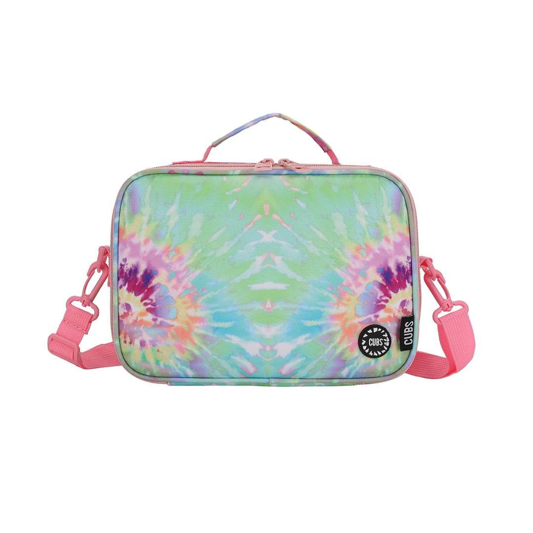 Junior Student Baby Blue Tie-Dye Lunch Bag